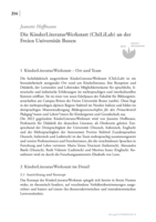 Die KinderLiteraturWerkstatt (ChiLiLab) an der Freien Universität Bozen