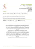 Diversity-sensitive educational policies and practices in ECEC in Germany