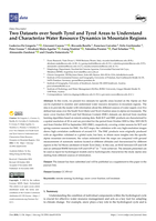 Two Datasets over South Tyrol and Tyrol Areas to Understand and Characterize Water Resource Dynamics in Mountain Regions