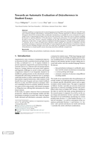 Towards an Automatic Evaluation of (In) coherence in Student Essays