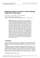Enhancing Indoor Air Quality in Office Buildings: Insights from a Field Study