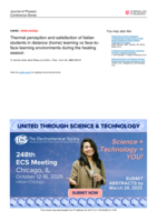 Thermal perception and satisfaction of Italian students in distance (home) learning vs face-to-face learning environments during the heating season