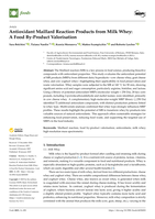 Antioxidant Maillard reaction products from milk whey: A food by-product valorisatio