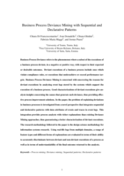 Business Process Deviance Mining with Sequential and Declarative Patterns