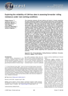 Exploring the reliability of CAN-bus data in assessing forwarder rolling resistance under real working conditions