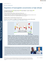 Regulation of haemoglobin concentration at high altitude