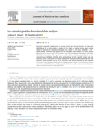 Set-valued expectiles for ordered data analysis