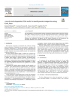 A novel strain-dependent FEM Model for Metal Powder Compaction using Code Aster