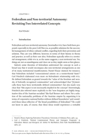 Federalism and Non-territorial Autonomy: Revisiting Two Interrelated Concepts