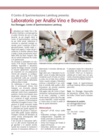 Il Centro di Sperimentazione Laimburg presenta: Laboratorio per Analisi Vino e Bevande