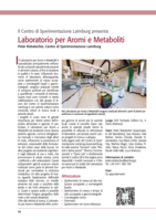 Il Centro di Sperimentazione Laimburg si presenta: Laboratorio per Aromi e Metaboliti