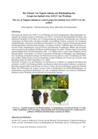 Der Einsatz von Tagetes minuta zur Bekämpfung des Grapevine fanleaf virus (GFLV) im Weinbau