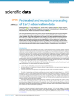 Federated and reusable processing of Earth observation data