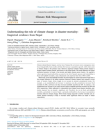 Understanding the role of climate change in disaster mortality: Empirical evidence from Nepal