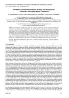 AI-MBSE-Assisted Requirements Writing and Management: Towards a Knowledge-Based Framework