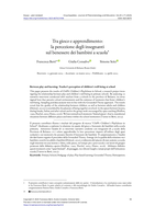 Tra gioco e apprendimento: la percezione degli/delle insegnanti sul benessere dei/delle bambini/e a scuola