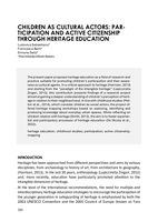 Children as cultural actors: Participation and active citizenship through heritage education