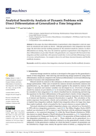Analytical Sensitivity Analysis of Dynamic Problems with Direct Differentiation of Generalized-α Time Integration