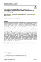 How do you feel during English class? Emotions and metacognition in primary school children learning English as a second language