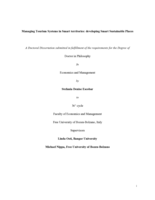 Managing Tourism Systems in Smart territories: developing Smart Sustainable Places