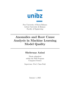 Anomalies and Root Cause Analysis in Machine Learning Model Quality