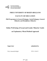 Online Well-being of Sexual and Gender Minority Youth: an Explanatory Mixed Method Approach