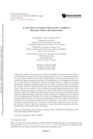 A new theory of tensor-scalar gravity coupled to Aharonov-Bohm electrodynamics