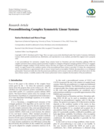 Preconditioning Complex Symmetric Linear Systems