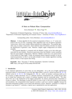 A Note on Robust Biarc Computation