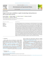 Impact of soil water availability on apple tree physiology during heatwaves and on post-stress recovery