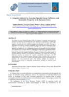 A Composite Indicator for Assessing Upscaled Energy Sufficiency and Sustainable Prosperity in the European Union
