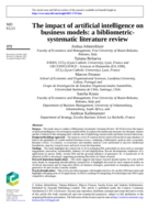 The impact of artificial intelligence on business models: A bibliometric-systematic literature review