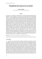 From Embodied Simulation to Enactive Learning: Embodied Education Through Art and Theatre