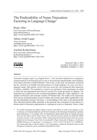 The Predictability of Name Truncation: Factoring in Language Change