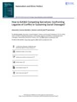 How to Exhibit Competing Narratives: Confronting Legacies of Conflict or Sustaining Social Cleavages?