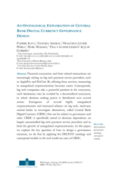 An Ontological Exploration of Central Bank Digital Currency Governance Design