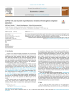 Covid-19 and market expectations: Evidence from option-implied densities