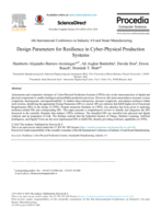 Design Parameters for Resilience in Cyber-Physical Production Systems