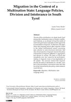 Migration in the Context of a Multination State: Language Policies, Division and Intolerance in South Tyrol