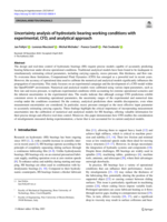 Uncertainty analysis of hydrostatic bearing working conditions with experimental, CFD, and analytical approach