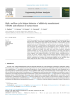 High- and low-cycle fatigue behavior of additively manufactured Ti6Al4V and influence of surface finish