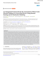 An Integrated Framework for the Assessment of Meso-Scale Physical Habitats in Gravel-Bed Rivers Using Remote Sensing and 2D Hydraulic Modeling