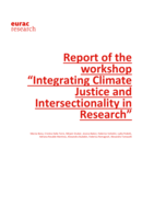 Report of the workshop “Integrating Climate Justice and Intersectionality in Research” - ASCEND D2.3