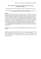 Assessing micro-level circular economy: comparison of tools and methodological challenges