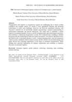 Innovative technological logistics solutions for mountain areas: A patent analysis