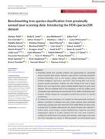 Benchmarking tree species classification from proximally sensed laser scanning data: Introducing the FOR-species20K dataset