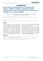 Convergence and Divergence in Chemical and Sensory Profiles of Disease-Resistant and Vitis vinifera White Wines from South Tyrol: Addressing strategies for Market Adoption