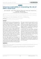 Enhancing Sustainability in Winemaking: The Role of PIWI in South Tyrol
