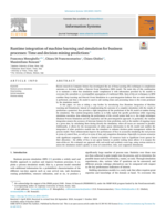 Runtime integration of machine learning and simulation for business processes: Time and decision mining predictions