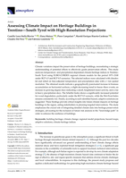Assessing Climate Impact on Heritage Buildings in Trentino—South Tyrol with High-Resolution Projections